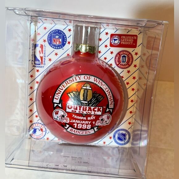 Vintage 1998 University of Wisconsin Outback Bowl Oranament - Picture 2 of 4